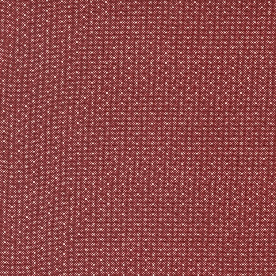 Moda Fabrics - Red and White Gatherings - Double Dots Burgundy MODA/ United Notions 