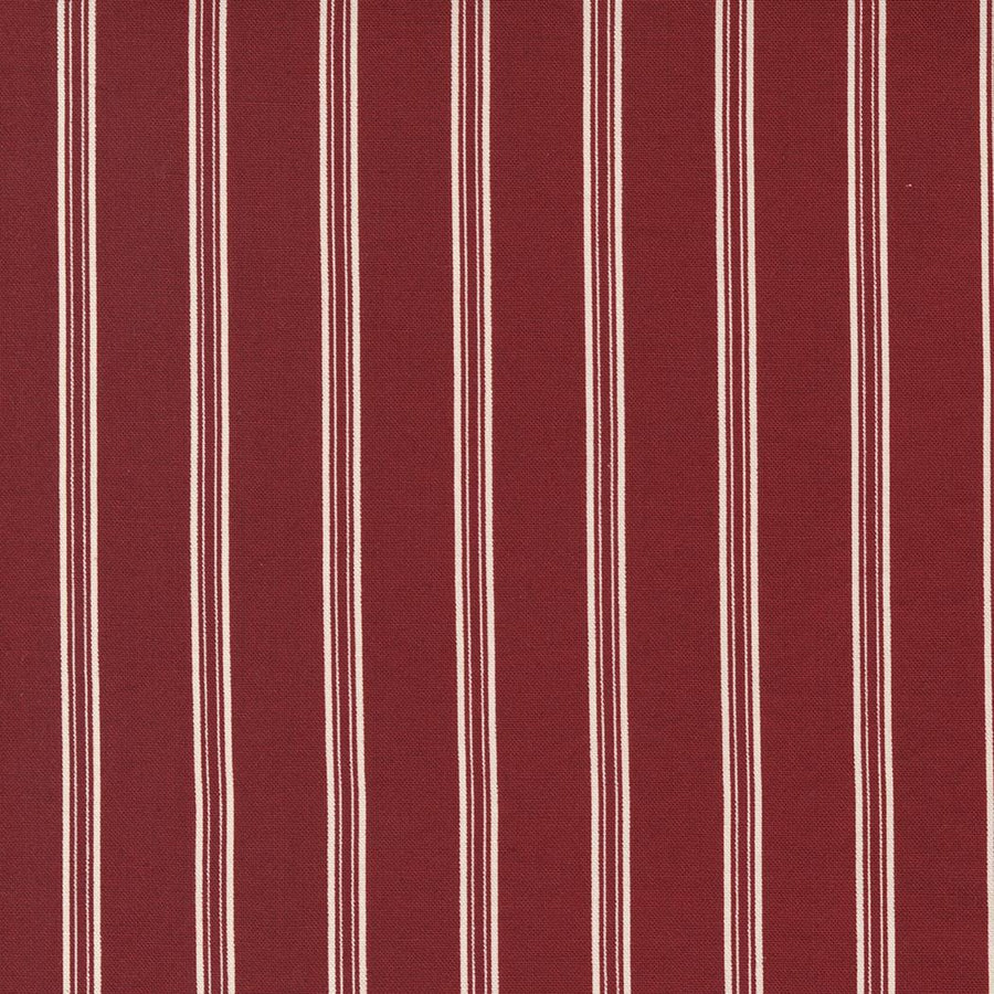 Moda Fabrics - Red and White Gatherings - Double Stripe Burgundy MODA/ United Notions 