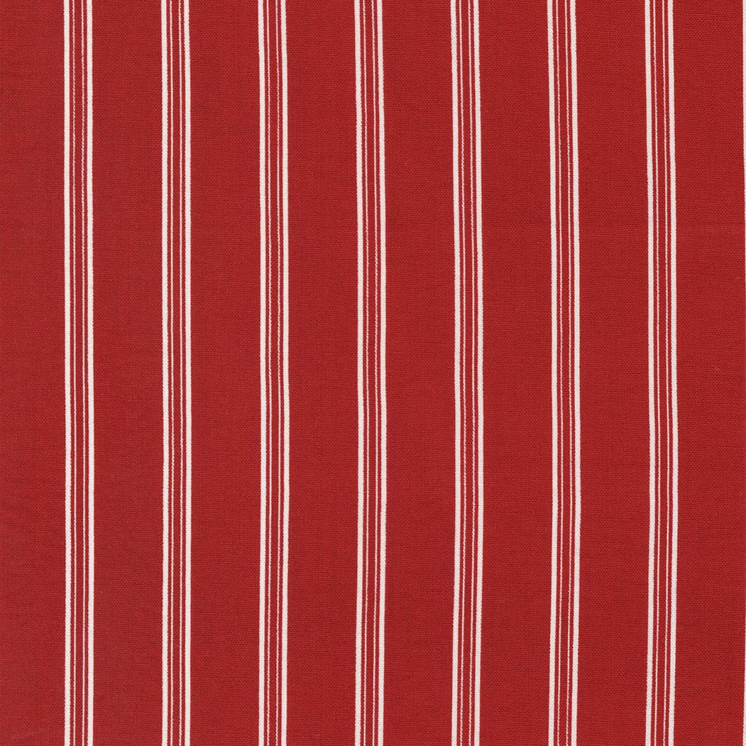 Moda Fabrics - Red and White Gatherings - Double Stripe Crimson MODA/ United Notions 