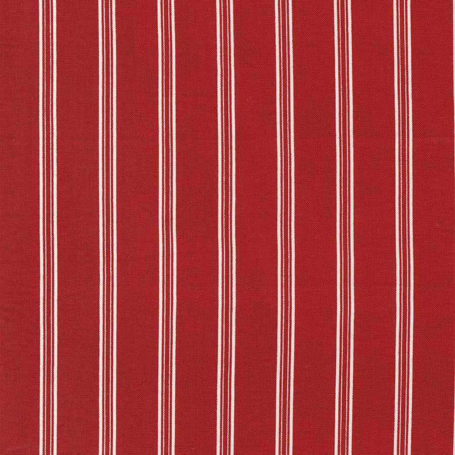 Moda Fabrics - Red and White Gatherings - Double Stripe Crimson MODA/ United Notions 