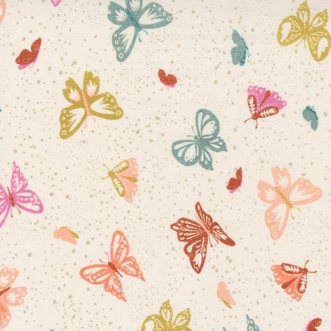 Moda Fabrics - Songbook A New Page - Butterflies Unbleached MODA/ United Notions 