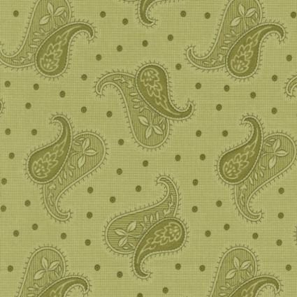 Union Square - Paisley Polka Green 1495223