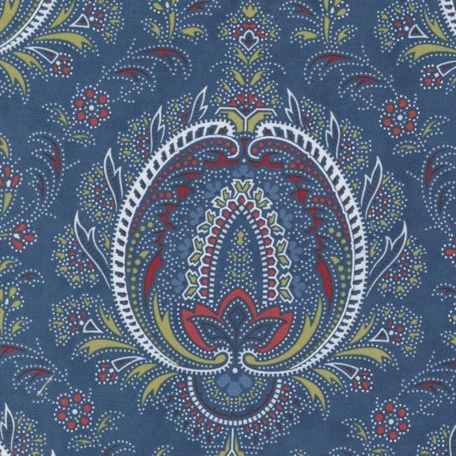 Union Square - Paisley Pomegranate Blue 1495015