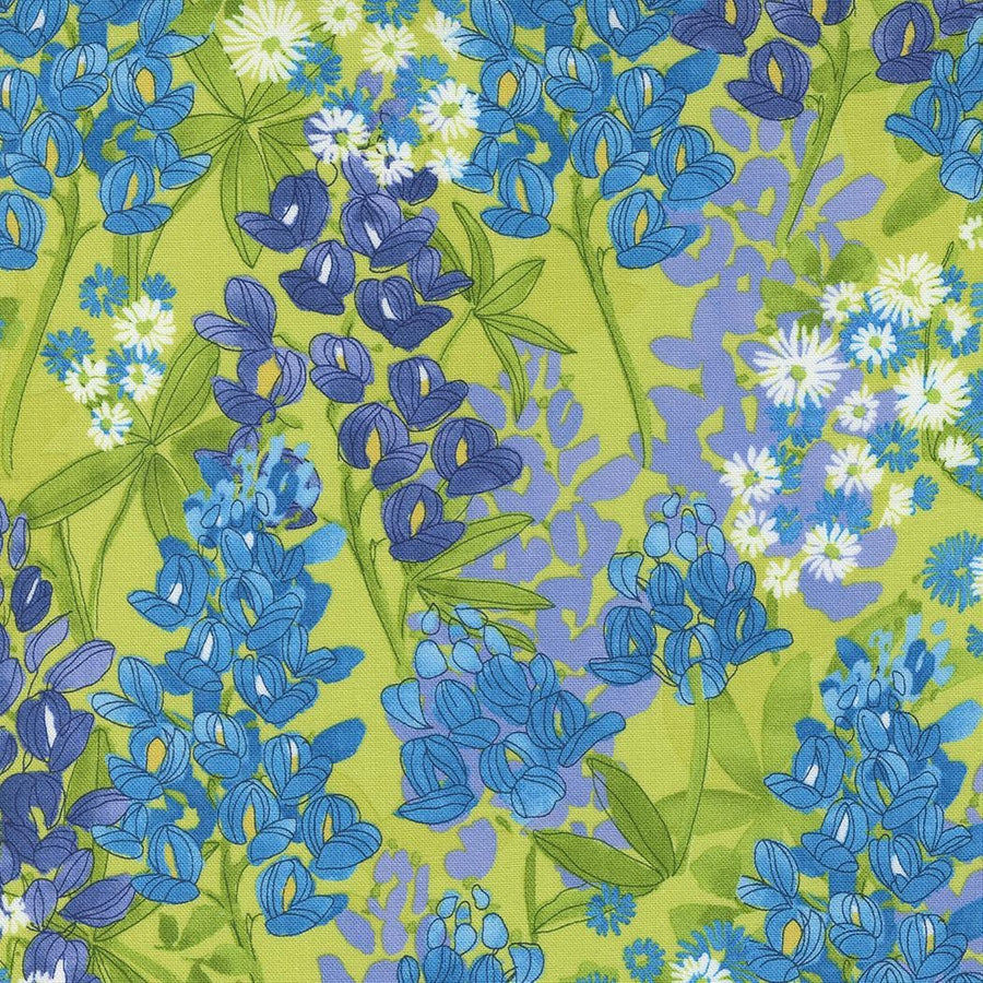 Wild Blossoms - Bluebonnets Sunlit 48732-13