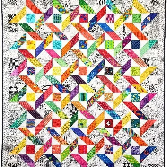 Weaving Stars Quilt Pattern Nancy Mahoney 