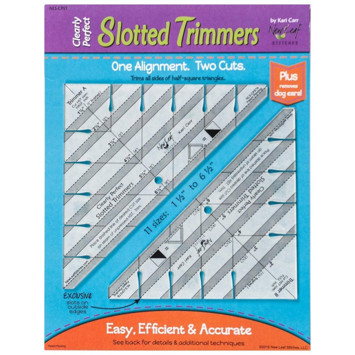 Clearly Perfect Slotted Trimmers One Alignment Two Cuts NEW