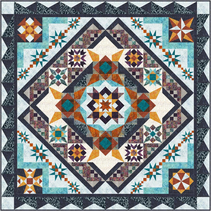 Bound To Be Quilting - Solare BOM Quilt Pattern Northcott 