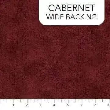 Crackle Wide Backing - Cabernet Northcott 