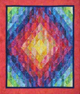 Strippy Double Diamond Pattern OCarol 