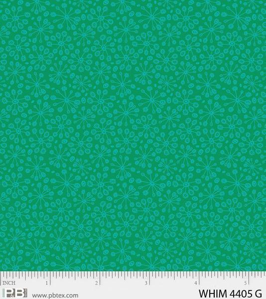 Whimsy - Dandy Blossom - Green P & B TEXTILE, INC 