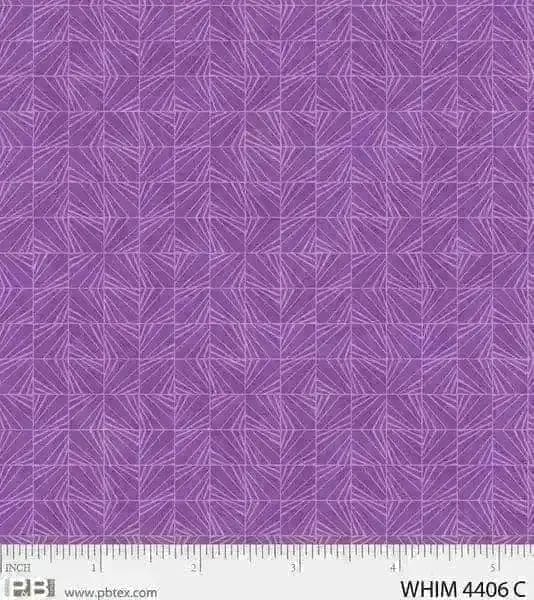 Whimsy - Facets - Purple P & B TEXTILE, INC 