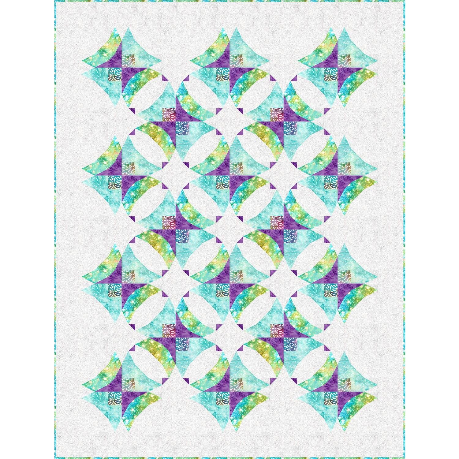 Rays N' Rainbows Quilt Pattern Quilter's Treasure Chest 