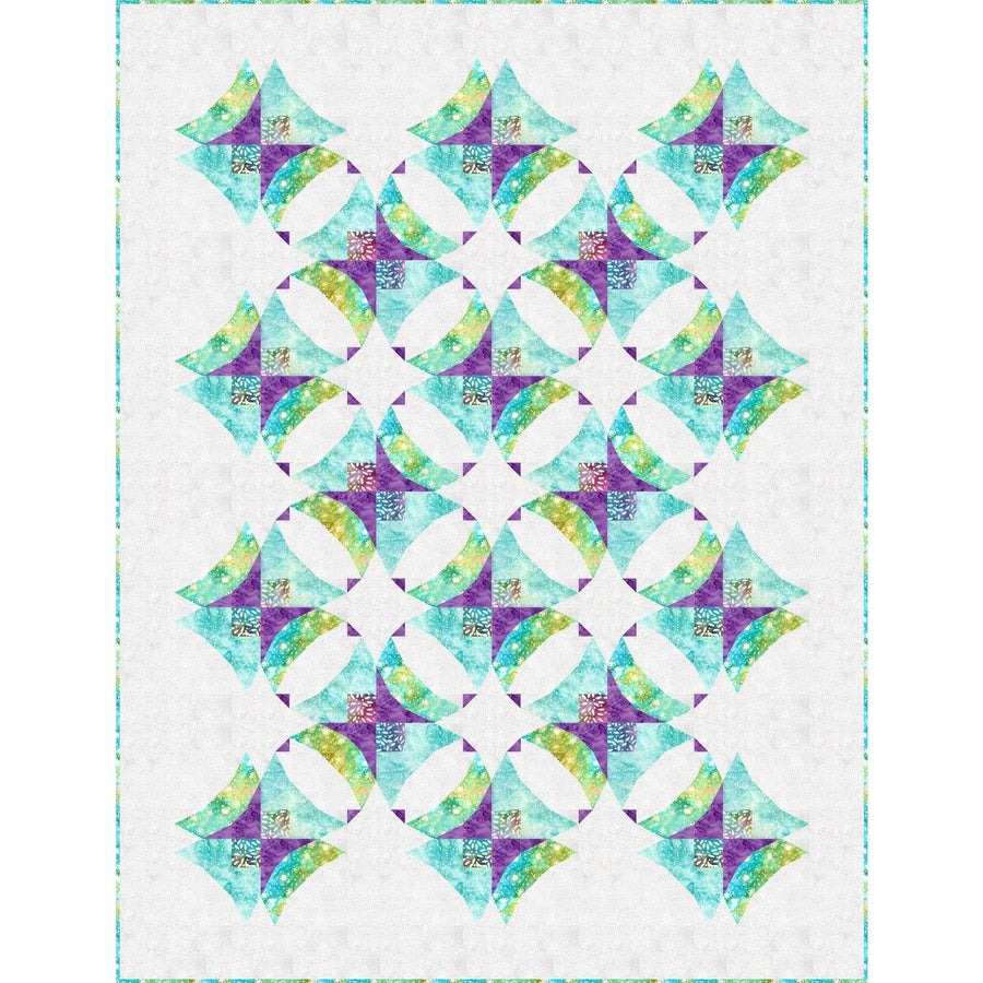 Rays N' Rainbows Quilt Pattern Quilter's Treasure Chest 