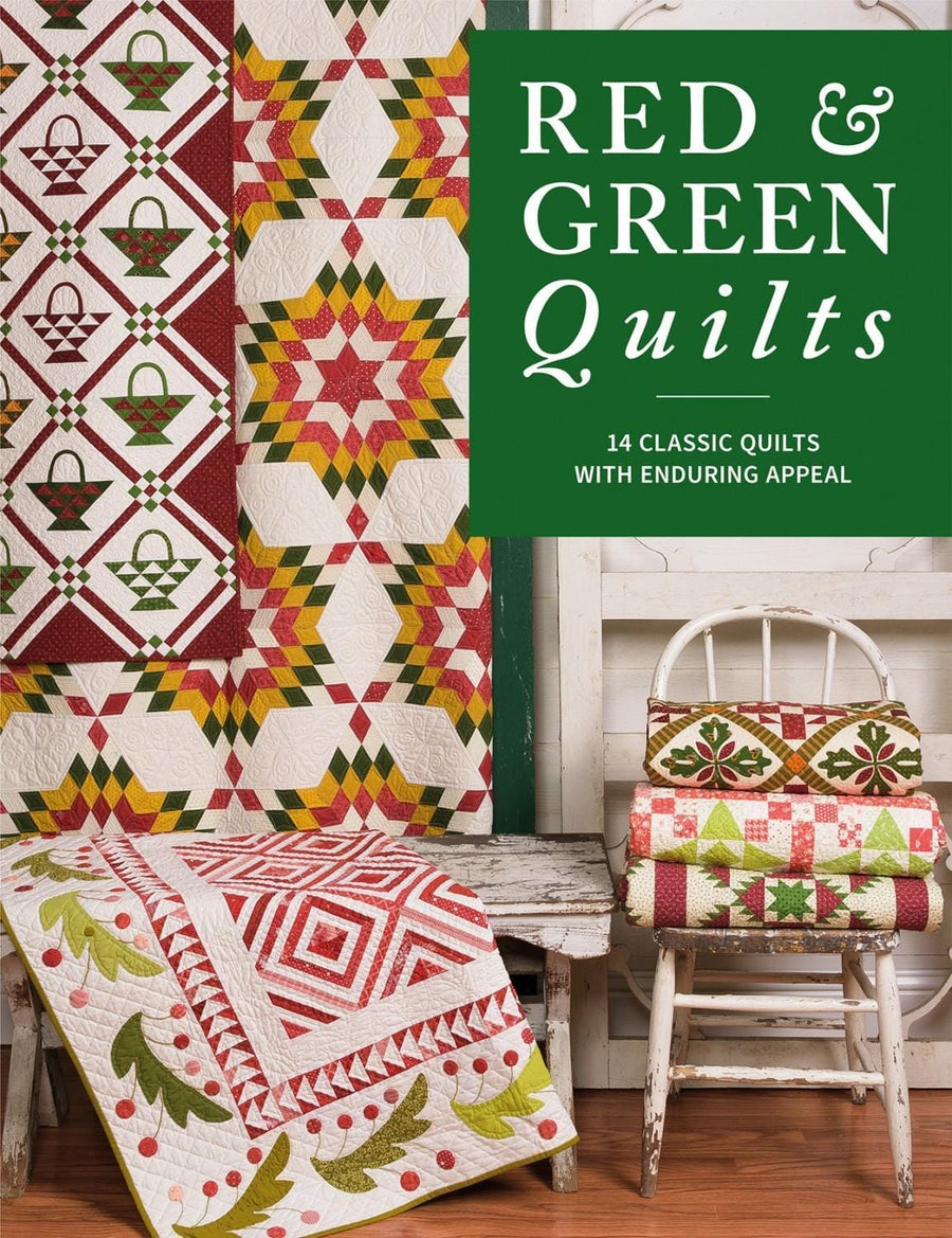 Red and Green Quilts Book Checker Distributors 