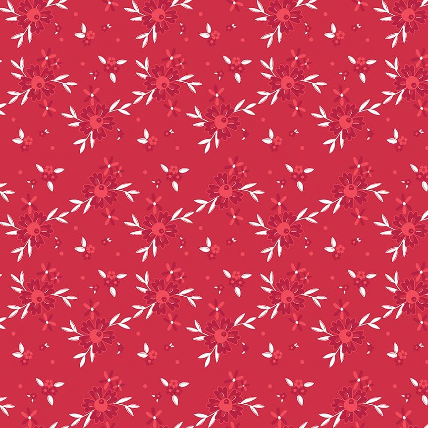 Cheerfully Red - Ditzy Gingham Red Riley Blake 