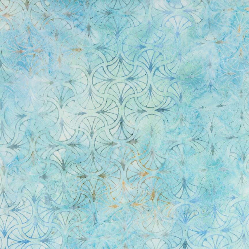 Expression Batiks Tjaps - Cerulean Riley Blake 