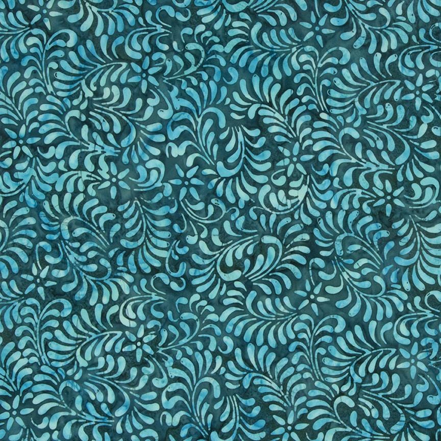 Expression Batiks Tjaps - Teal Multi 2 Riley Blake 