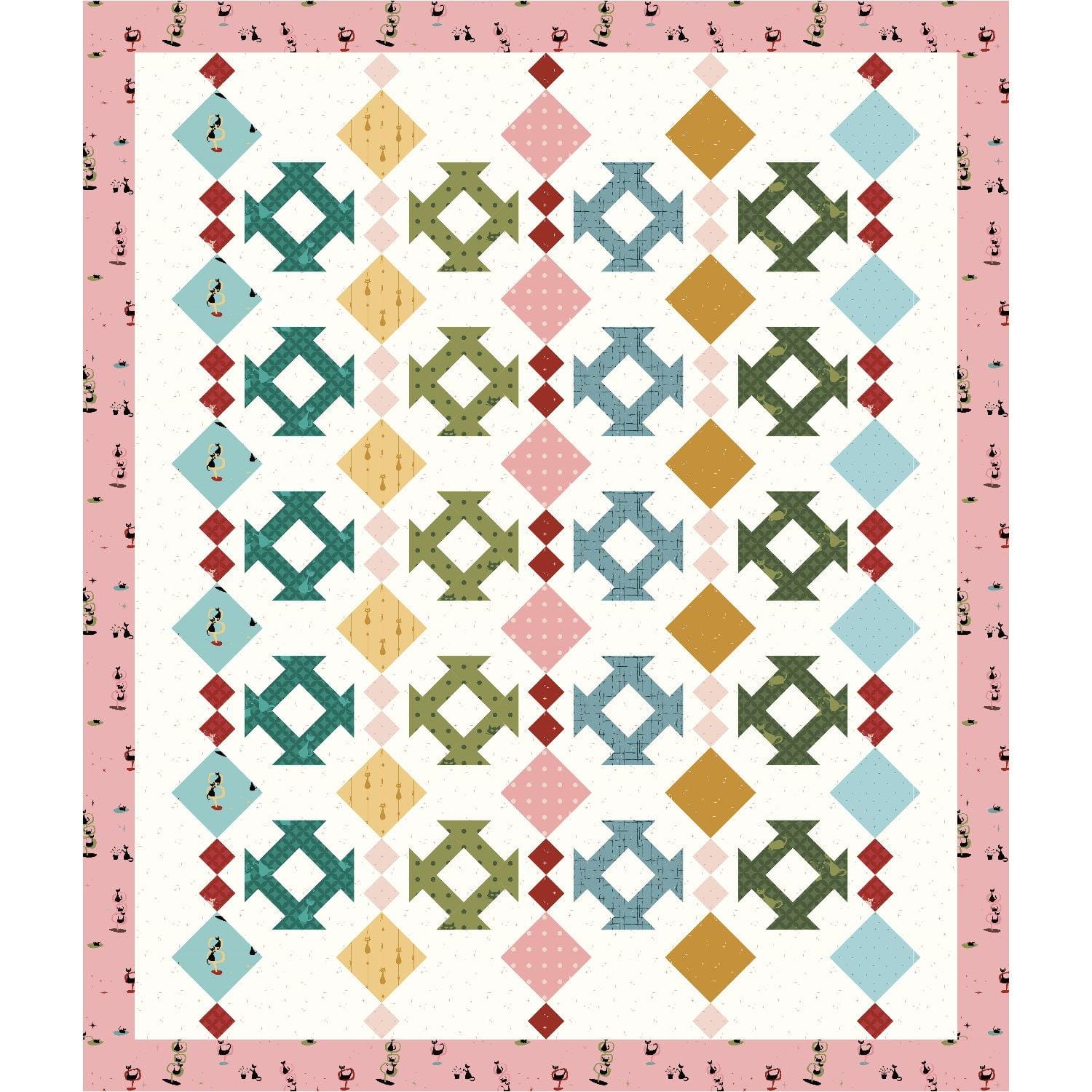 Mod Lanterns Quilt Pattern P156MODLANTERNS