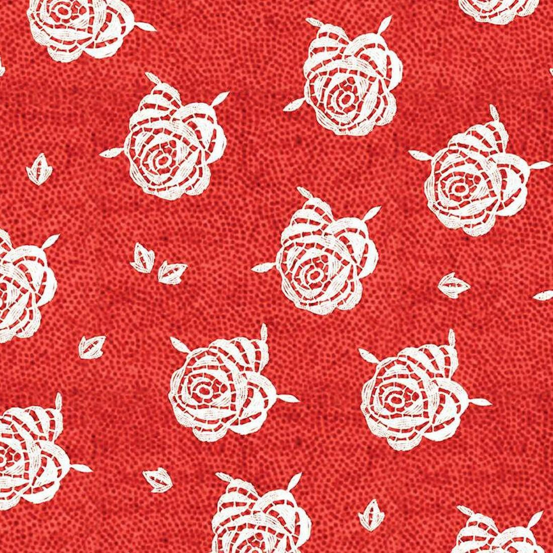 Riley Blake - Be Mine Valentine - Paper Roses Red Riley Blake 