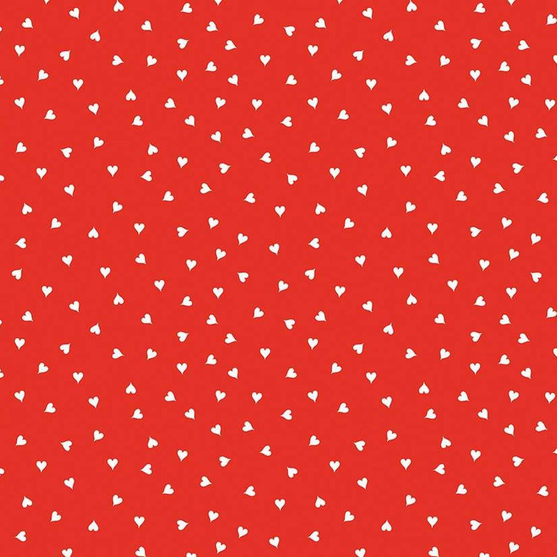 Riley Blake - Be Mine Valentine - Small Hearts Red Riley Blake 