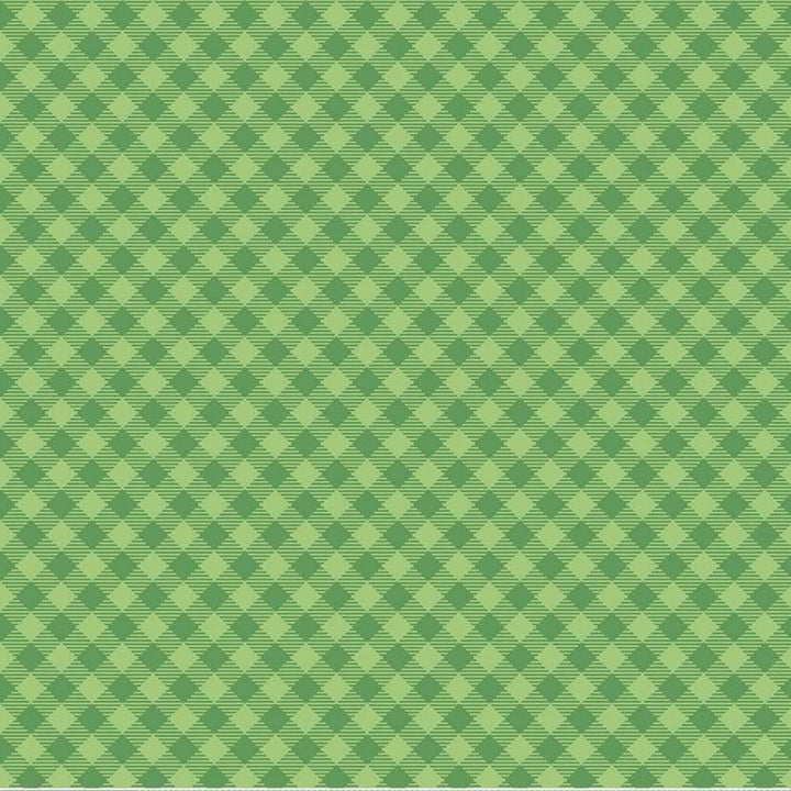 Riley Blake - Cozy Christmas - Gingham Green Riley Blake 