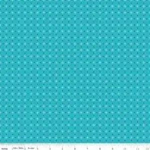 Riley Blake - Lori Holt Bee Basics - Polka Dot Turquoise Riley Blake 