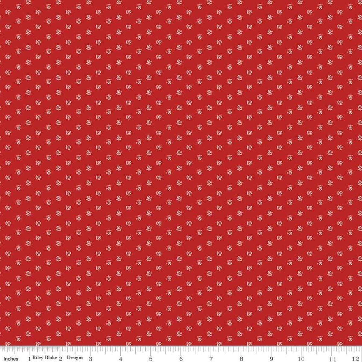 Riley Blake - Prairie - Keepsake Schoolhouse Red Riley Blake 