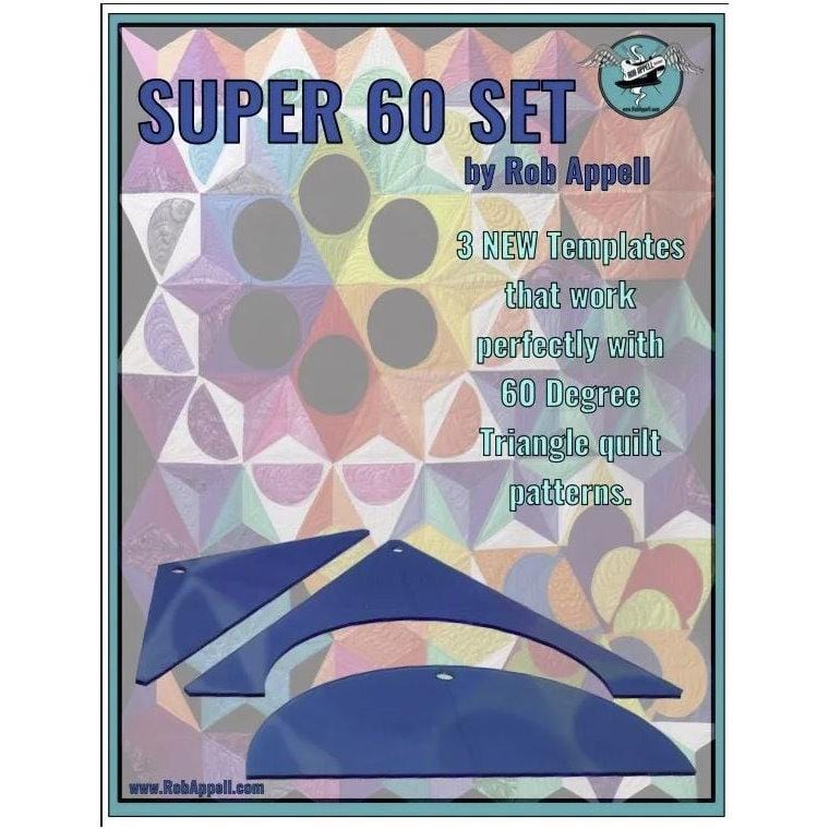Rob Appell Designs - Super 60 Sampler Template Set ROB APPELL DESIGNS 