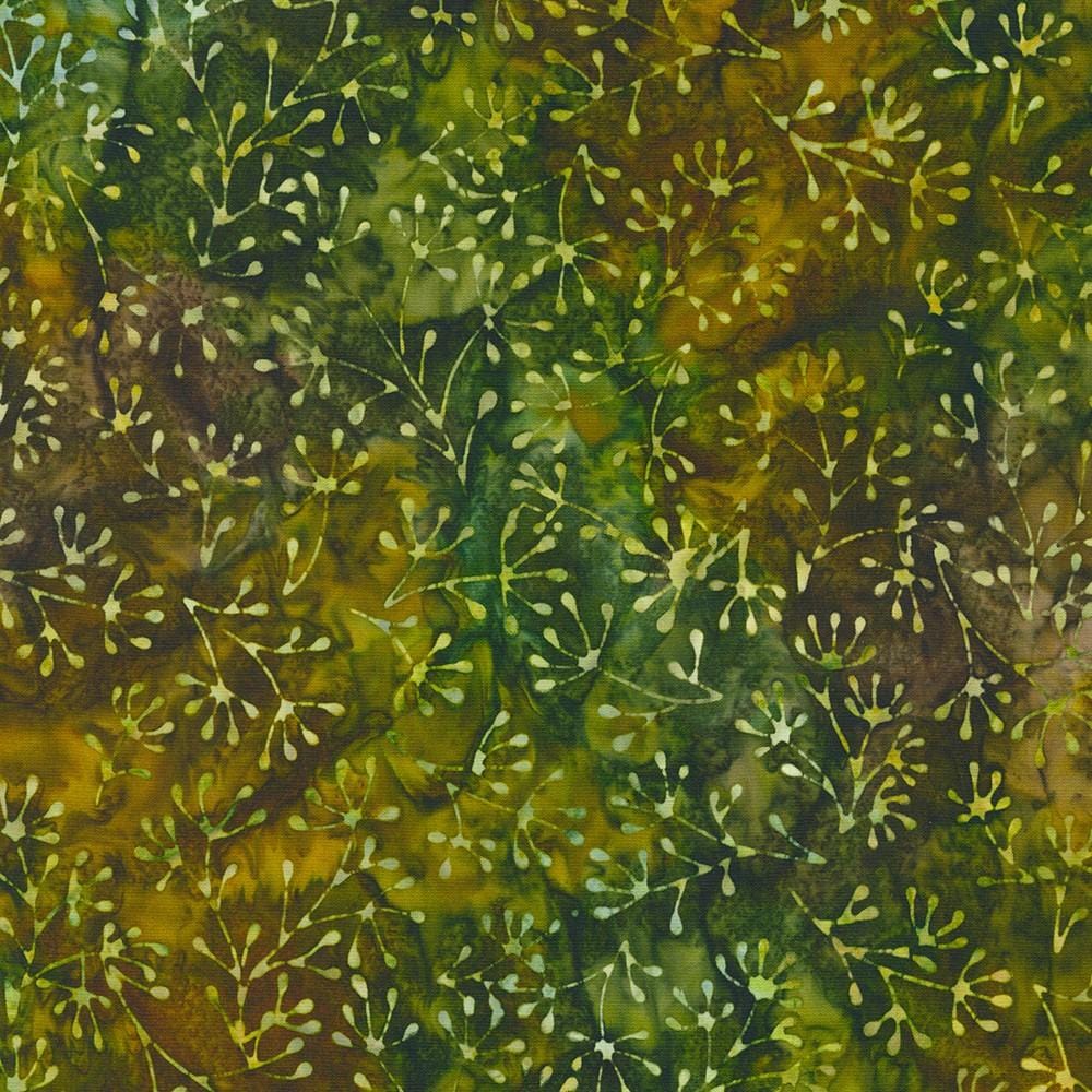 Artisan Batiks: Auburn - Leaves Olive AMD-22034-49