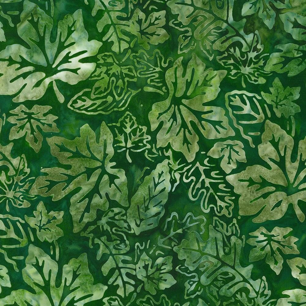 Artisan Batiks: Auburn - Maple Leaves Evergreen AMD-22032-224