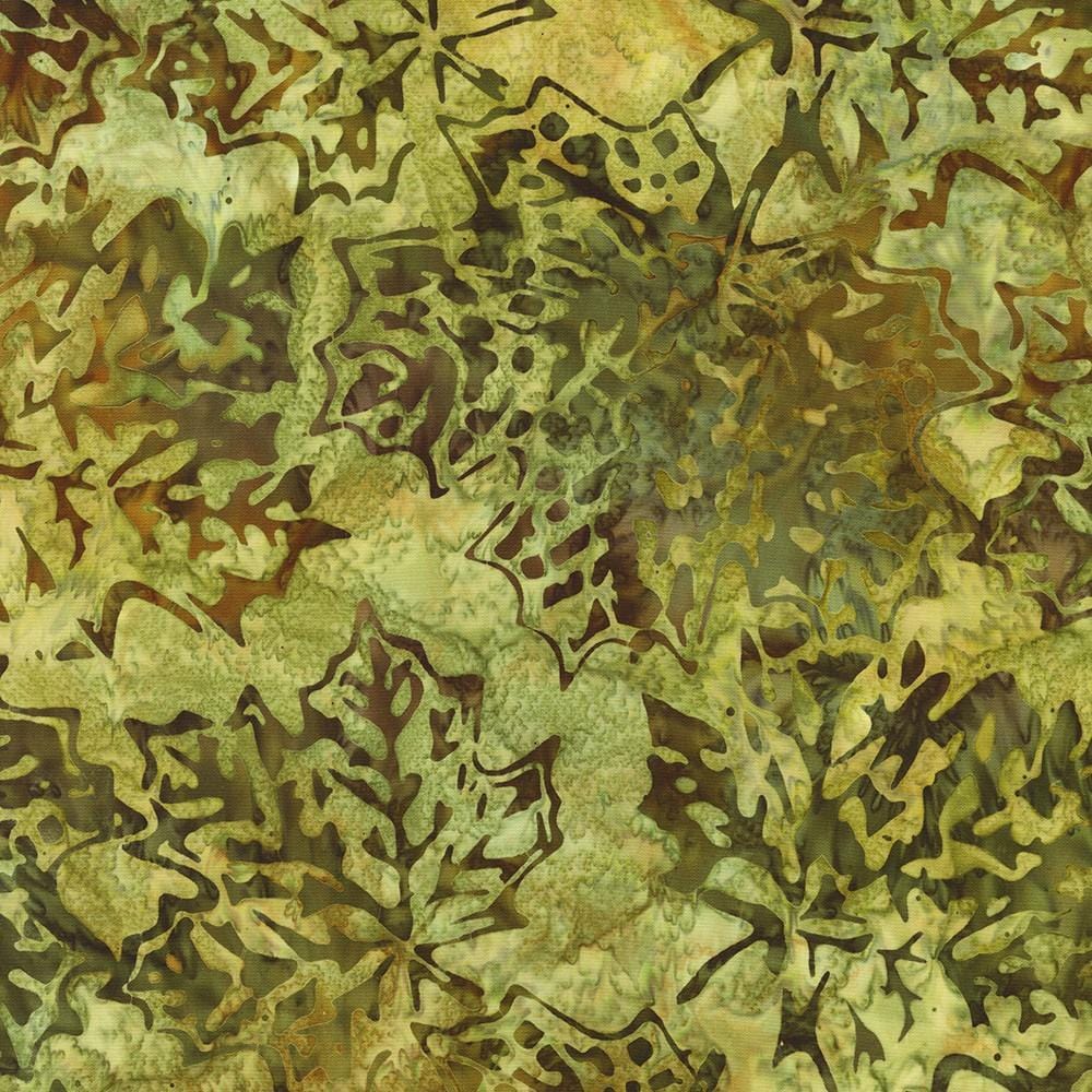 Artisan Batiks: Auburn - Maple Leaves Olive AMD-22031-49