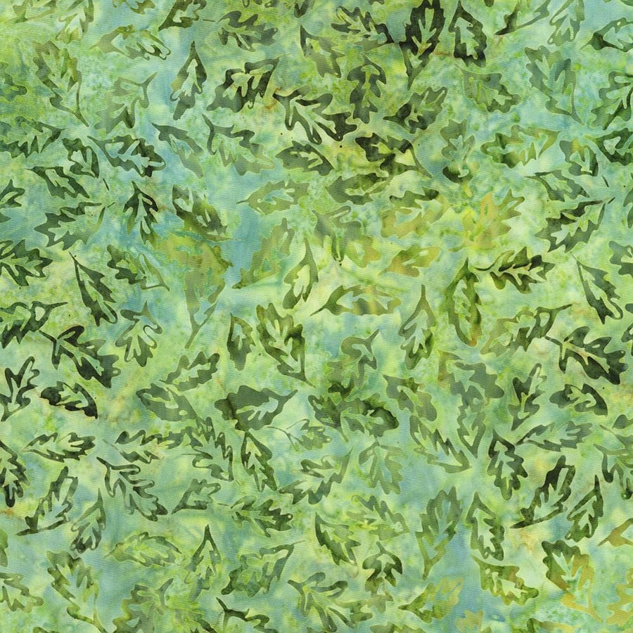 Artisan Batiks: Auburn - Oak Leaves Green AMD-22036-43