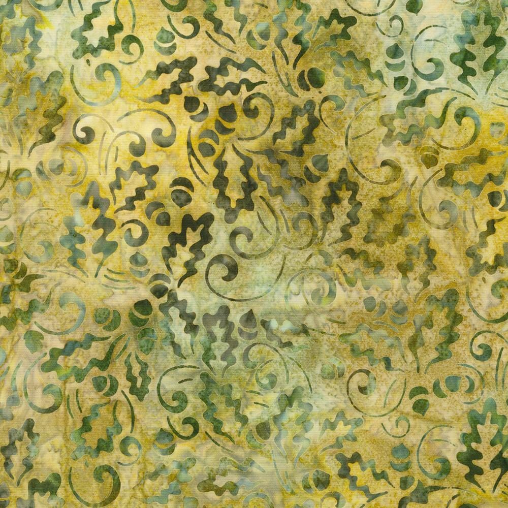 Artisan Batiks: Auburn - Scroll and Leaves Oregano AMD-22033-273