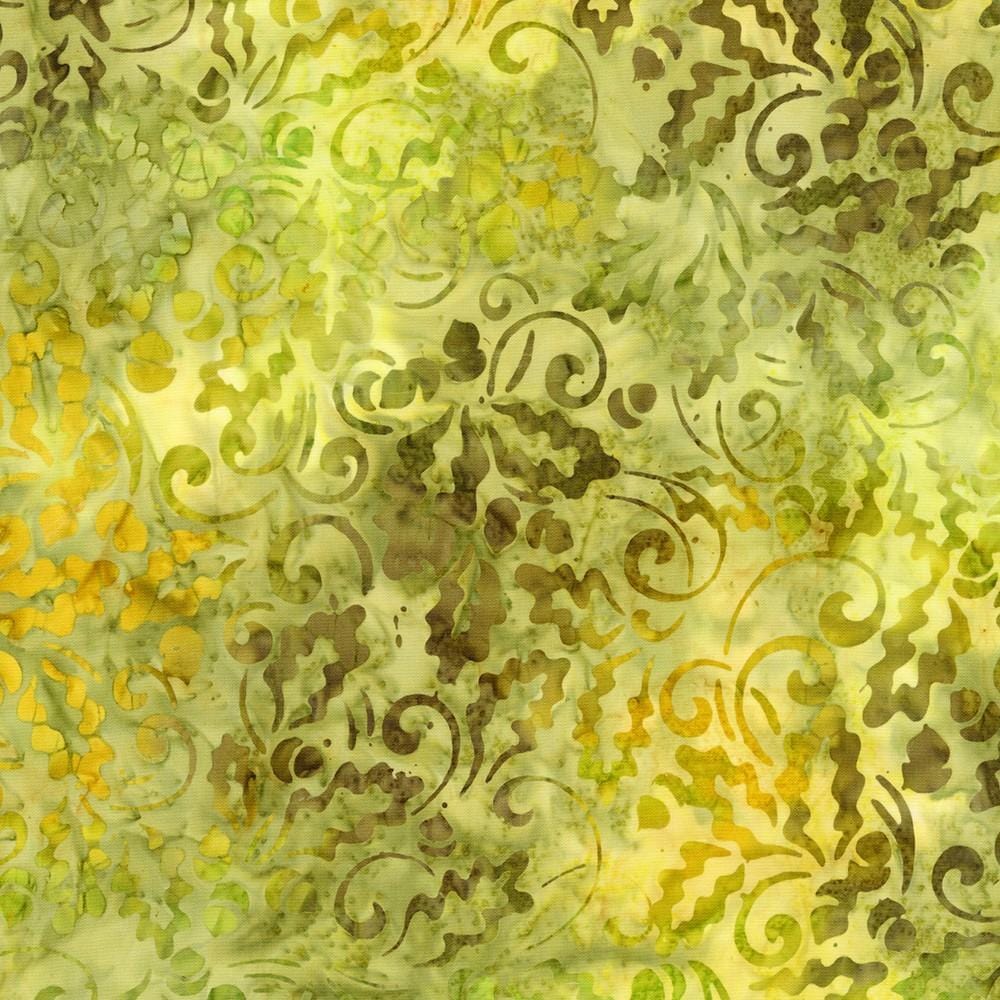 Artisan Batiks: Auburn - Scroll and Leaves Pear AMD-22033-46