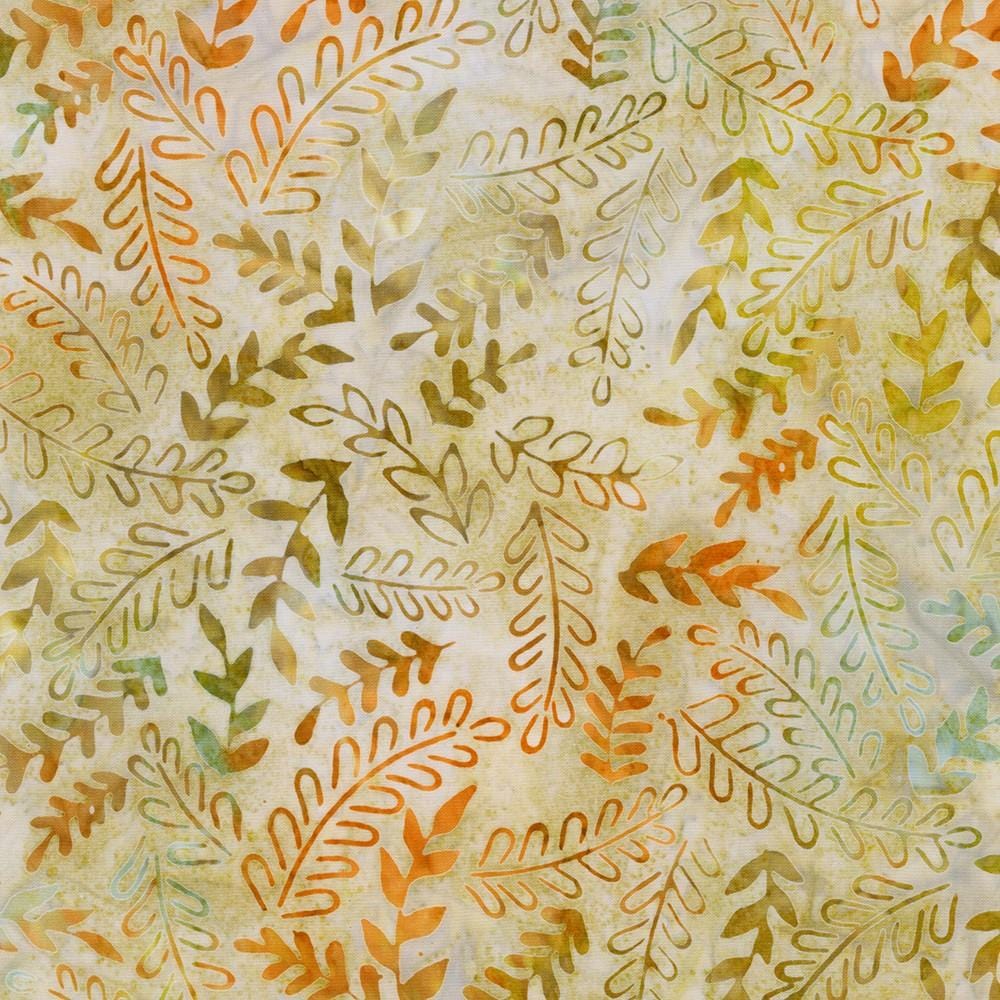 Artisan Batiks: Junglescape - Beige Robert Kaufman Fabrics 