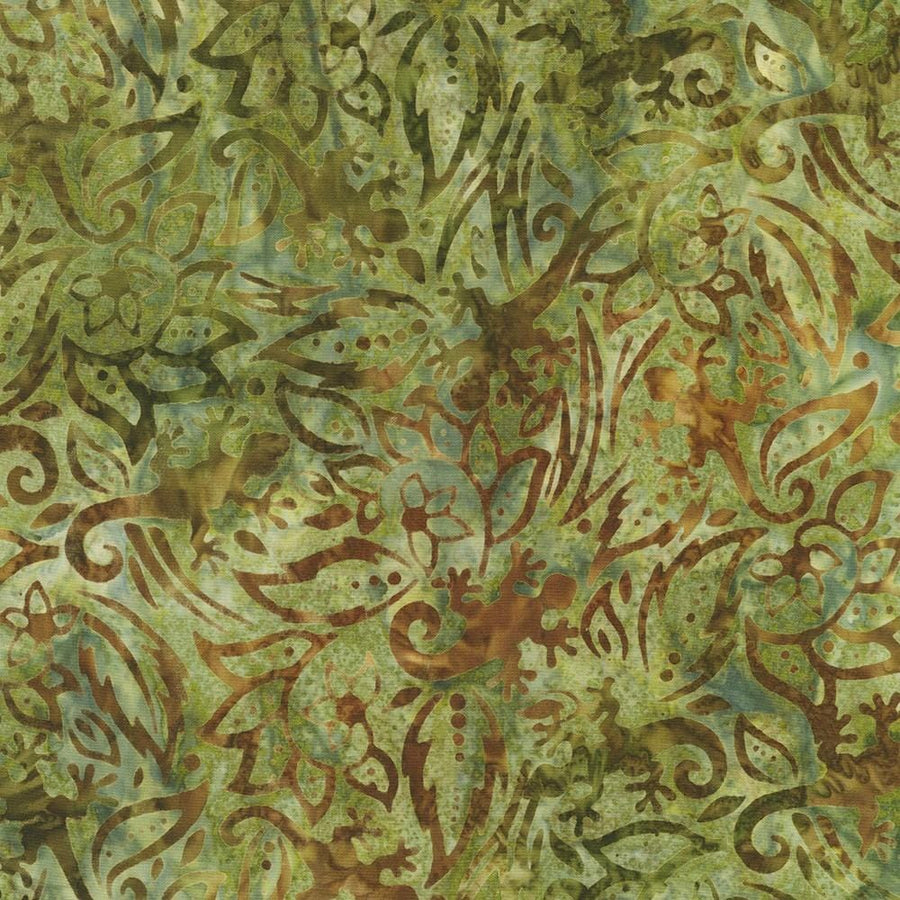Artisan Batiks: Junglescape - Olive Robert Kaufman Fabrics 