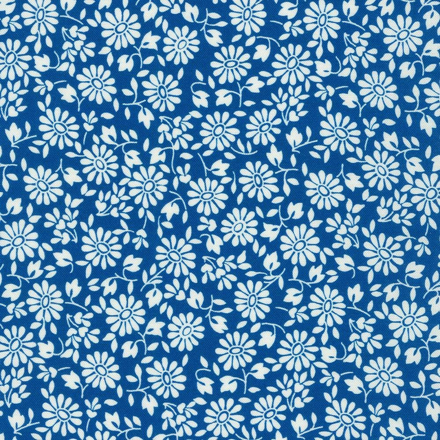 Daisy's Bluework - Daisies Navy FLHD-21271-9