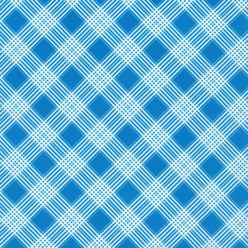 Daisy's Bluework - Plaid Blue FLHD-21266-4