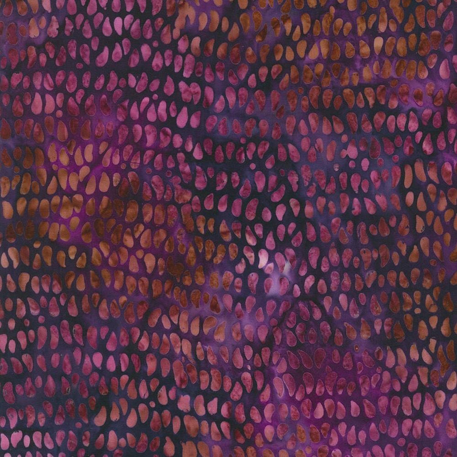 Robert Kaufman - Artisan Batiks: Sunrise Blossoms - Falling Petals Heliotrope Robert Kaufman Fabrics 