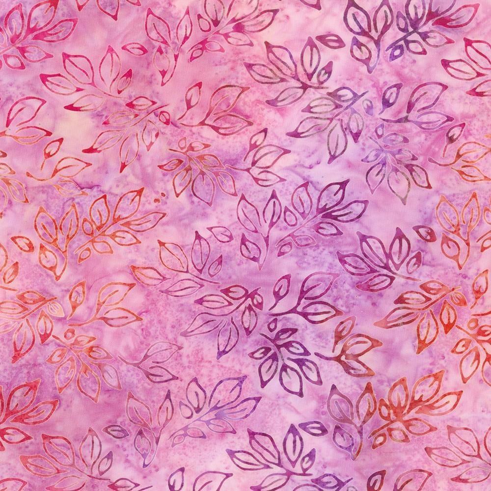 Robert Kaufman - Artisan Batiks: Sunrise Blossoms - Leafy Sprigs Thistle Robert Kaufman Fabrics 