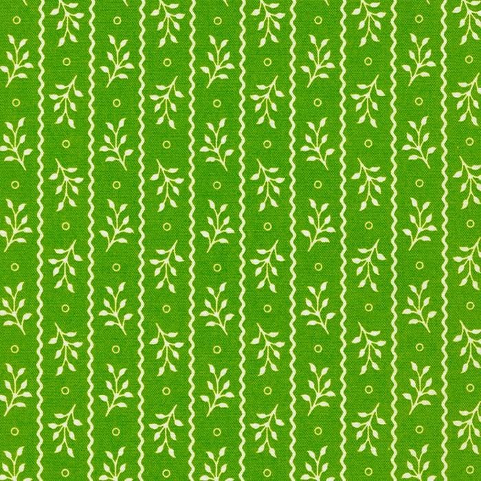 Robert Kaufman - Flowerhouse: Jubilee - Wavy Stripe Green Robert Kaufman Fabrics 