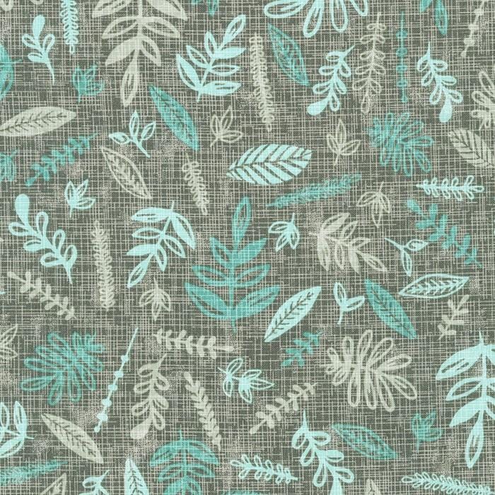 Robert Kaufman - Horizon - Tossed Foliage Stone Robert Kaufman Fabrics 