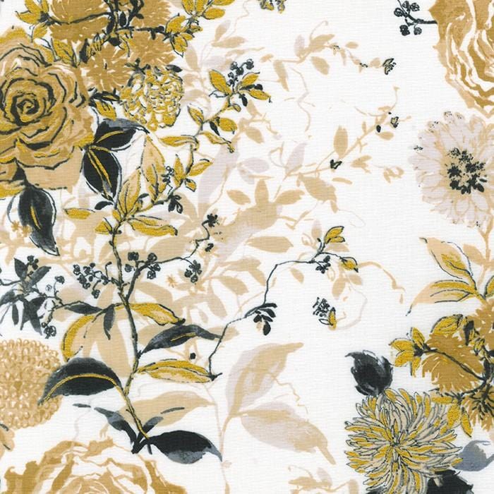 Robert Kaufman - Rosette - Natural Large Floral Robert Kaufman Fabrics 