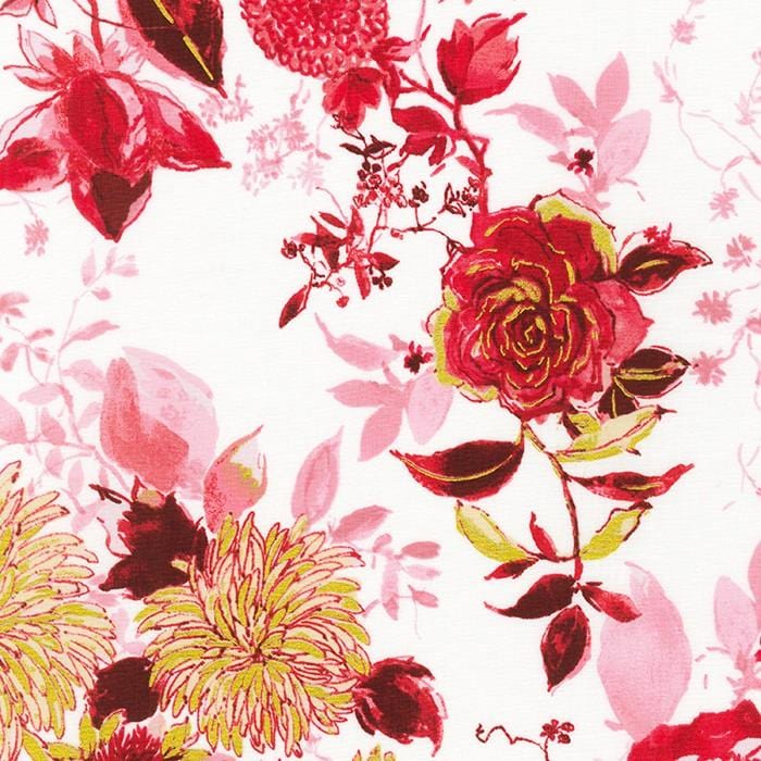 Robert Kaufman - Rosette - Primrose Large Floral Robert Kaufman Fabrics 