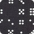Violet Craft Modern - Domino Dots - Gotham Grey Robert Kaufman Fabrics 