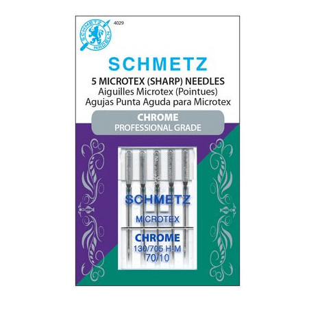 Schmetz Chrome Microtex 70/10 BREWER 