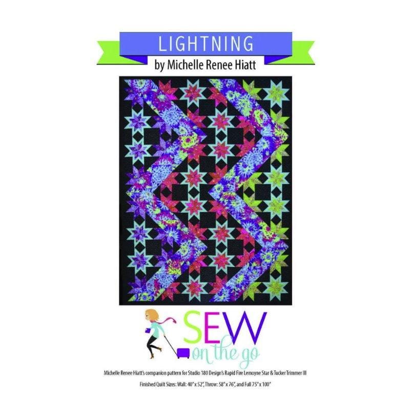 Sew On The Go - Lightning Quilt Pattern Sew on The Go 