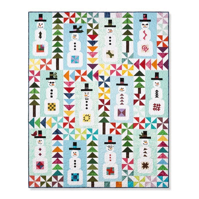 Image of Snowman Sampler quilt.