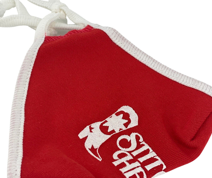 Stitchin' Heaven Logo Mask - Red SPIRIT FOOTBALL JERSEY 