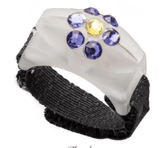 Thread Cutterz Glow Ring - Blue Flower Pattern Thread Cutterz 